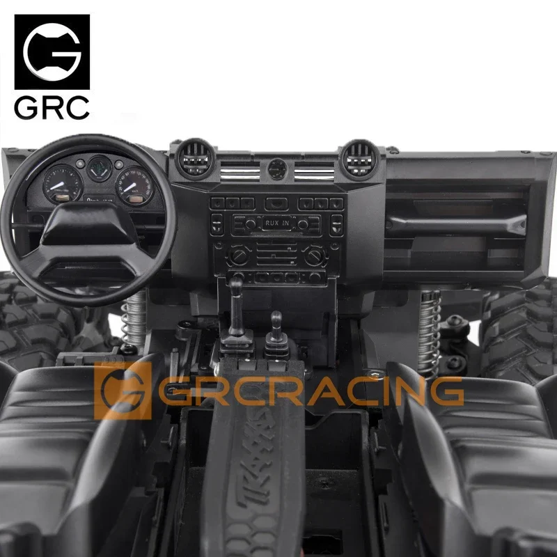 GRC 1/10 Defender Interior Kit w/o Battery Cover for RC TRX-4 Defender Body Simulation Upgrade Parts Accessories #G161D/DG/DF