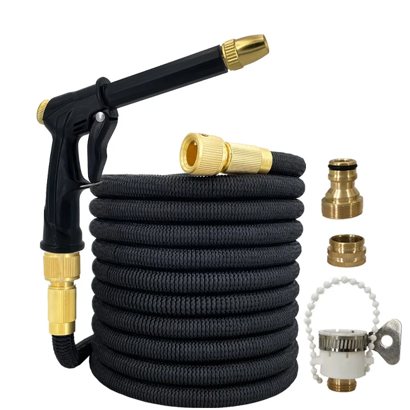

Новый гибкий расширяемый садовый шланг с насадкой высокого давления, пистолет-распылитель для мойки автомобилей, расширяемый садовый водяной шланг ﻿