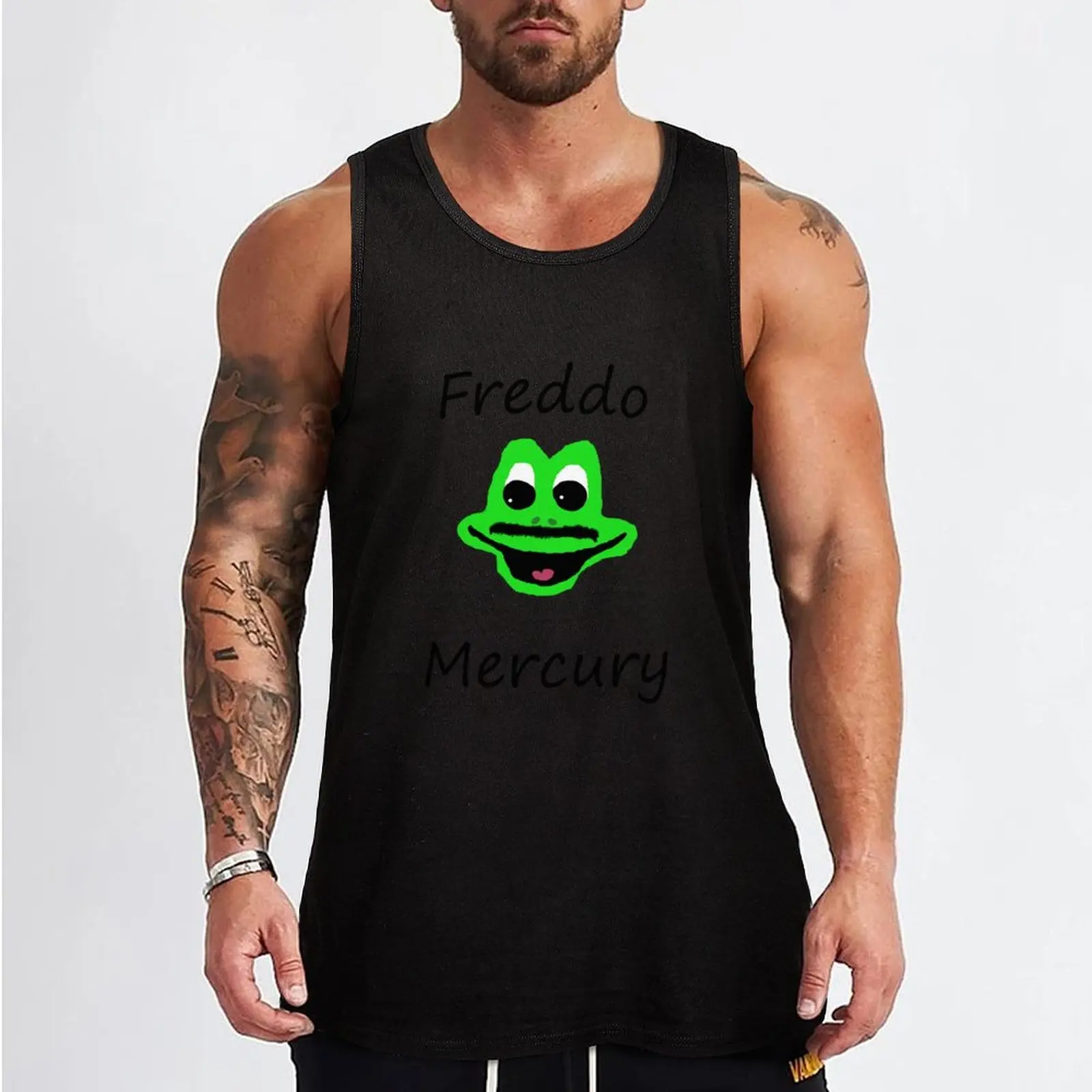 Freddo Mercury Frog Tank Top Men's summer clothes 2024 Gym wear