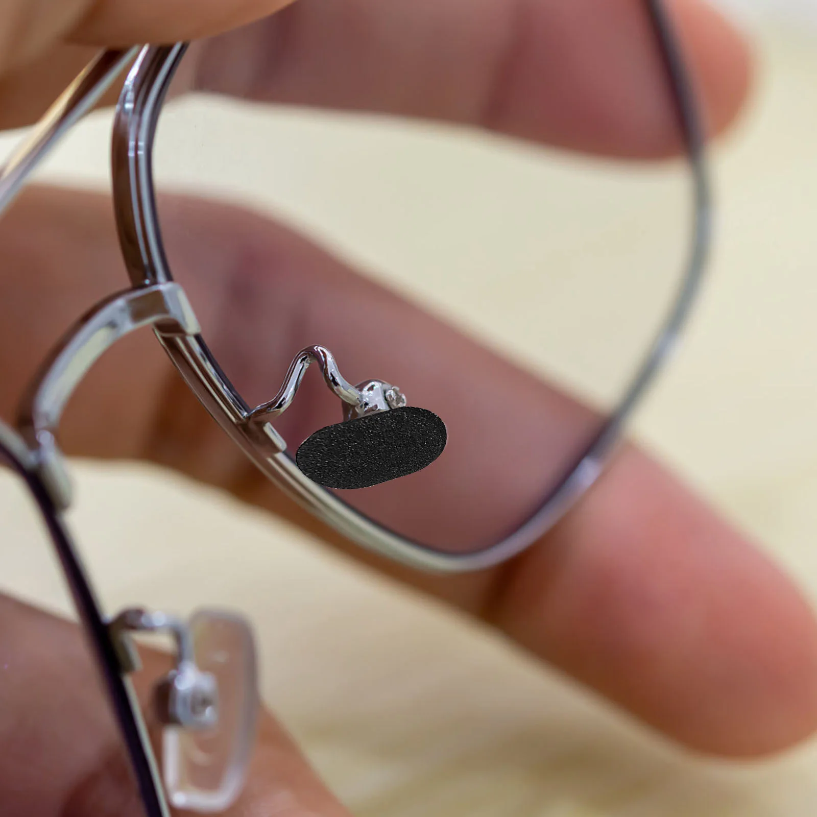 

4Pairs Nose Pads for Glasses Self-Adhesive Eye Glass Nose Pads Cushion Pressure Relief Universal Fit for All Frame Types