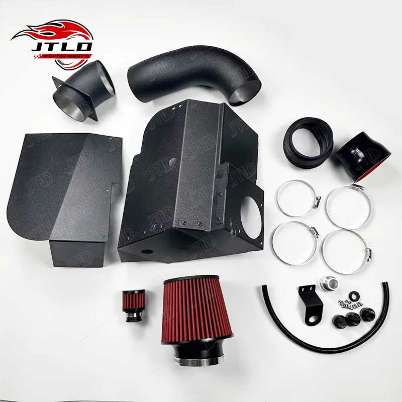 High Flow Cold Air Intake For MK8 GTI 2.0T EA888 Aluminum Heat Shield Design Fits 8Y Audi