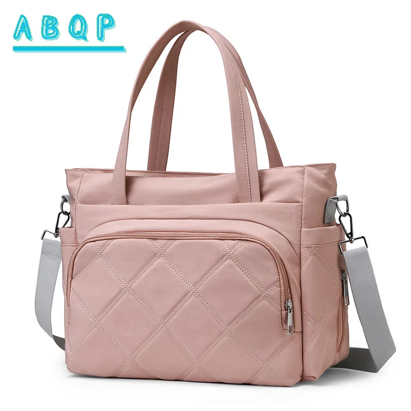 New Diaper Bag Handbag Large Capacity Solid Color Fashion Baby Bag High Quality Multi-functional Baby Products Storage Bag