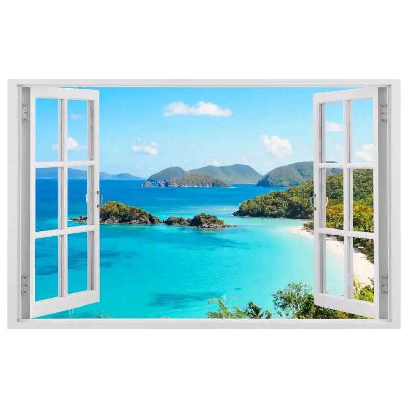 VIKAMA Secret Realm Jungle Stream Tapestry Ancient Tree Tropical Rainforest Background Cloth Wall Decoration Room Decoration