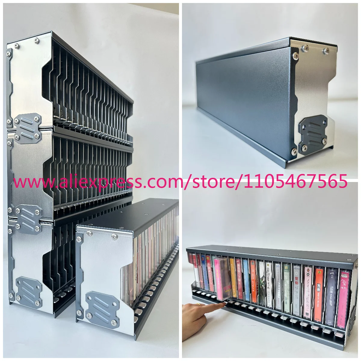Metal Cassette Tape Box Elegant Fashional Style Factory Direct Price Support Customize MOQ 1 Piece