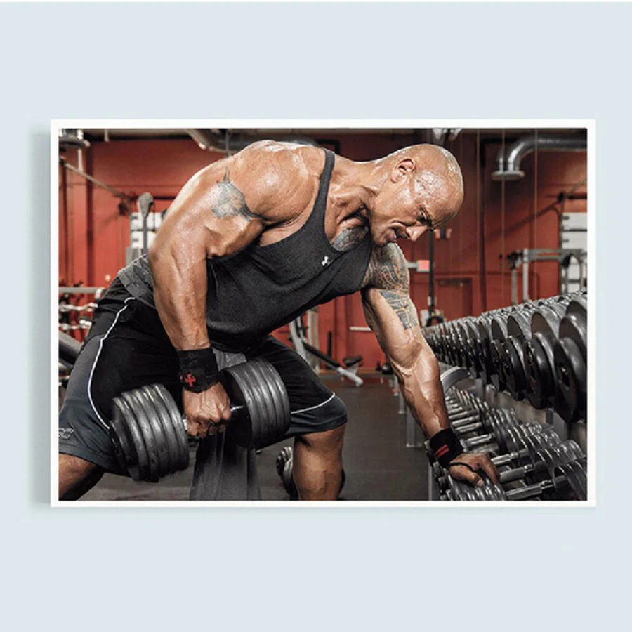 5D Diy Diamond Painting The Rock Dwayne Johnson Movie figure Wrestler Fitness Full Diamond Embroidery portrait Mosaic Decor