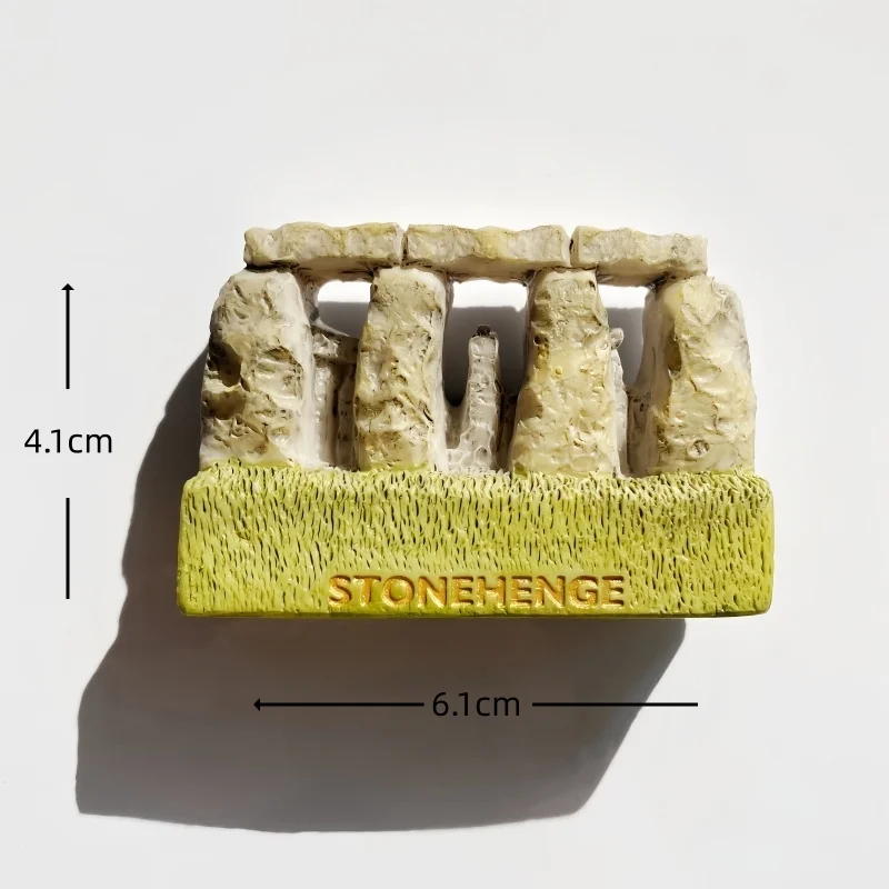 العالم، أحد عجائب السبع، إنجلترا، ستونهنج، هدايا تذكارية سياحية، ديكورات، ملصقات ثلاجة مغناطيسية #4