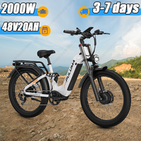 PULUMA PE97 Pro Ebike 2000W Peak Motor 48V20Ah Battery Electric Bike Hydraulic Brake 26\