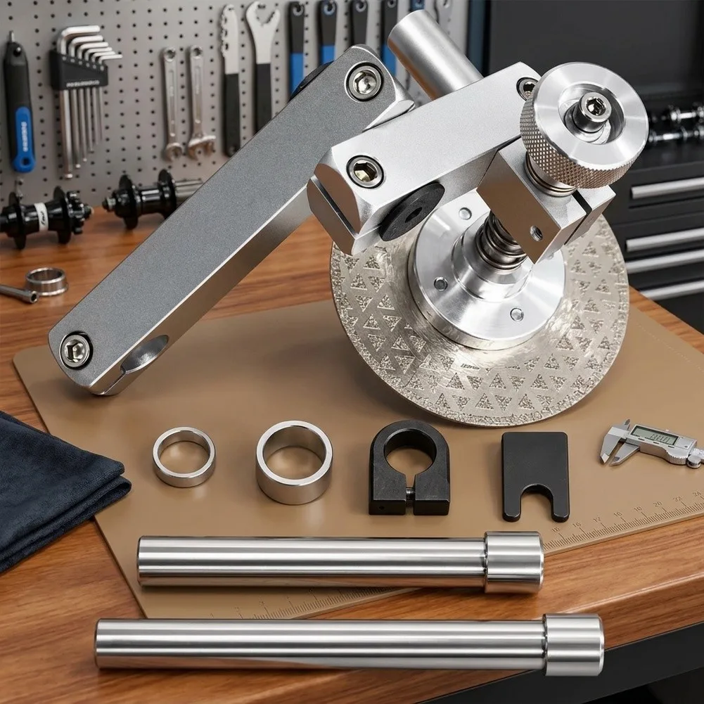Aluminium-Stahl-Scheibenbremsen-Ausrichtungswerkzeug für Fahrräder Präzise Bremsbelag-Positionierung an Hydraulischen und Mechanischen Systemen