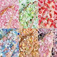 60PCS Colorful Camellia Rose Nail Art Charms 3D Minimalist Star Bow Cute Bear Mixed Resin Nail Decorations DIY Nails Supplies