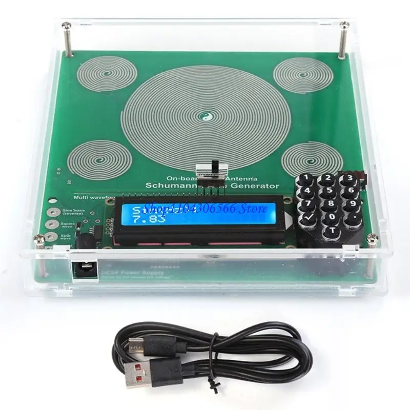 02DD Schumann  Generator Simulating Natural Frequencies Adjustable 0.01-100000Hz