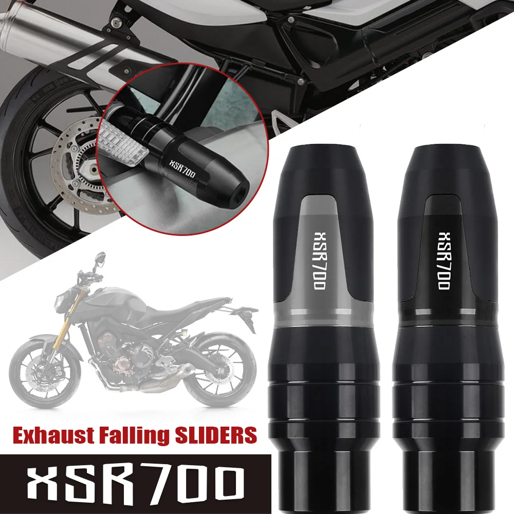 

FOR YAMAHA XSR700 ABS 2016 2017 2018 2019 2020 2021 Motorbike CNC accessories Exhaust Frame Sliders Crash Pads Falling Protector