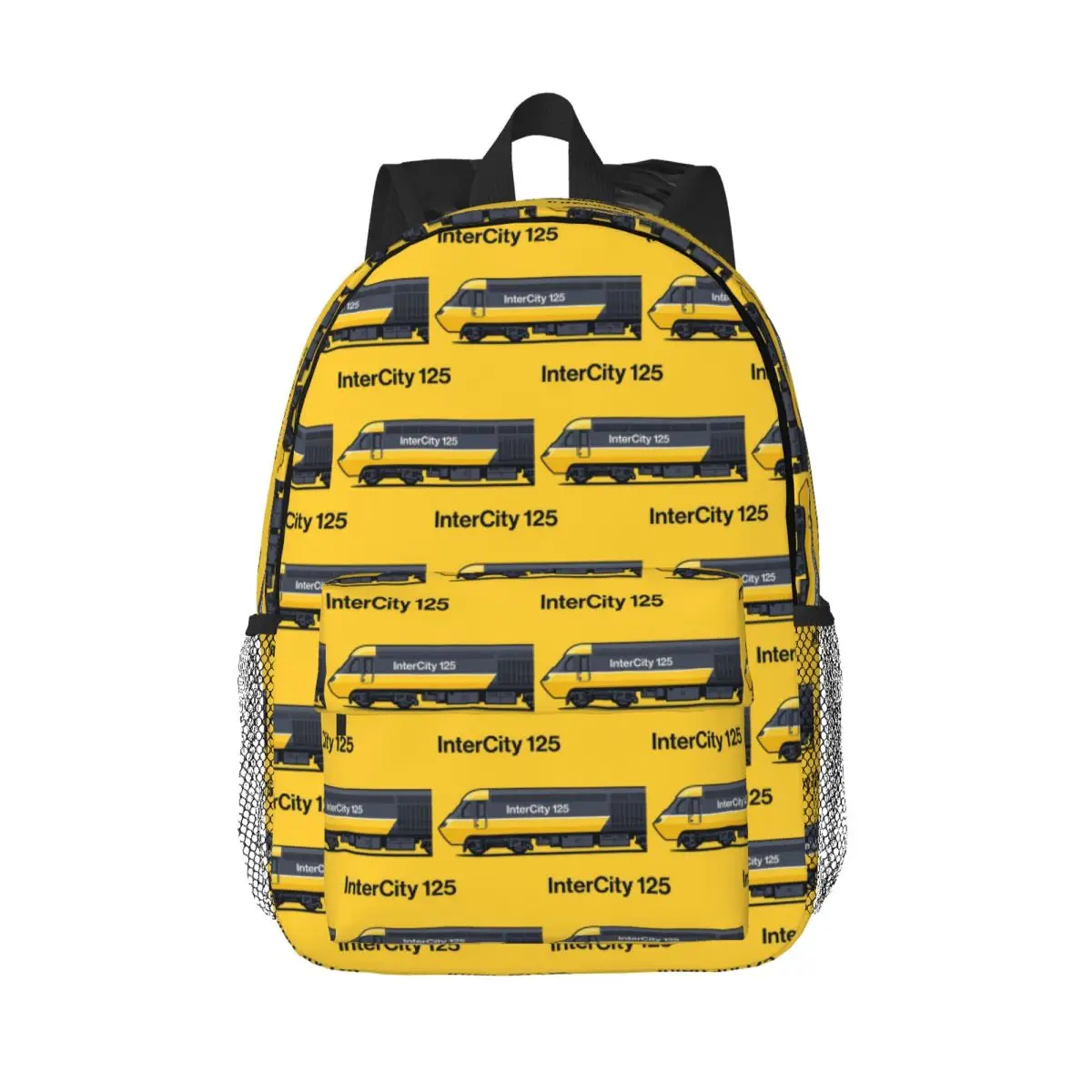 

Class 43 HST (Intercity 125) Trains Backpack Daypack Large Capacity Boys Girls BookBag Shoulder Bags for Unisex Kids School Bag