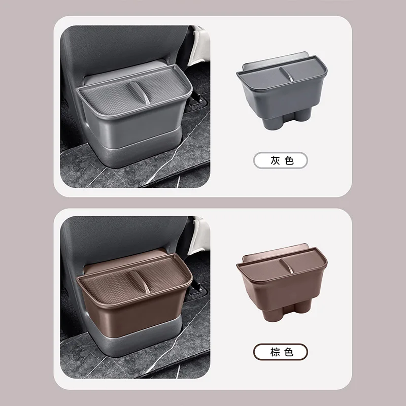 For Toyota Sienna XL40 2021 2023 2024 2025 Multi functional garbage bin behind the armrest box vehicle mounted garbage bin view 6