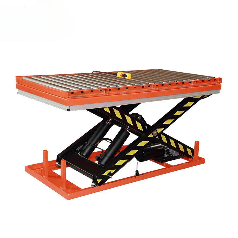 1 ton electric Hydraulic U shape pallet lifter scissor Lift Tables