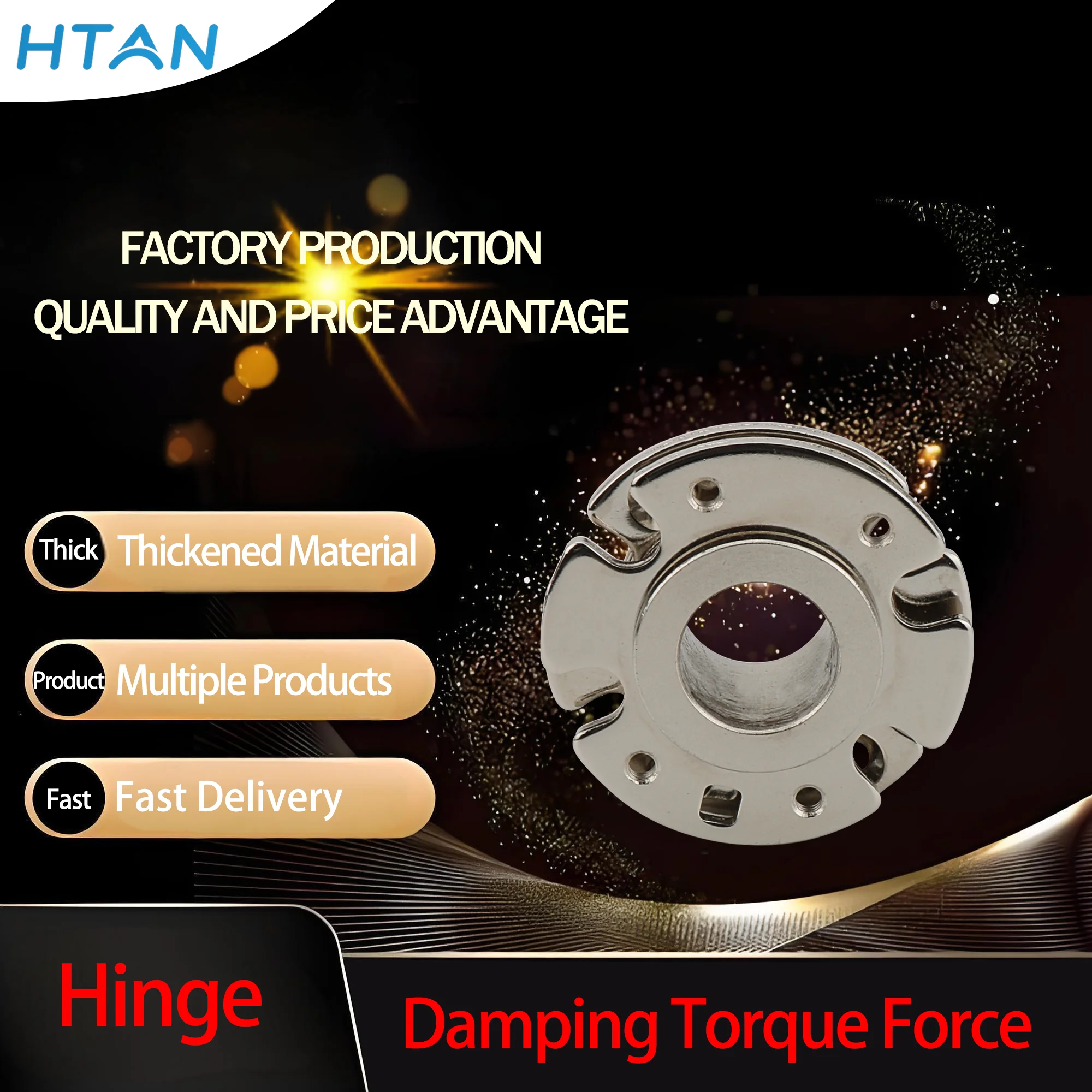 Iron 360 Degree Rotating Bearing Disc Damping Hinge Cylindrical Damper Adjustable Shaft For Arbitrary Stopping