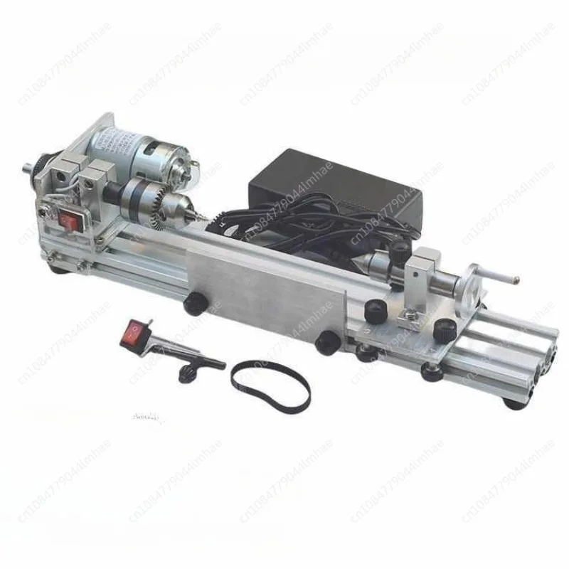 Multifunctional Micro Lathe Adjustable Mini Grinding Polishing Machine Woodworking Lathe With B12 1.5-10MM Chuck 775 80W Motor