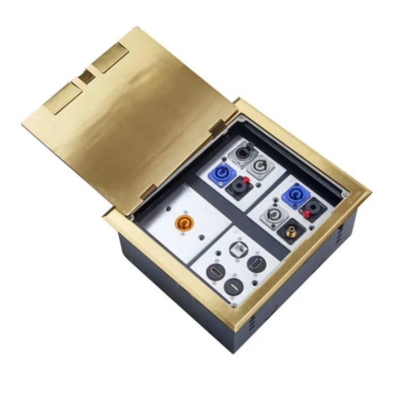 Open floor plug full copper strip hole, empty frame can be equipped with 86-type panel