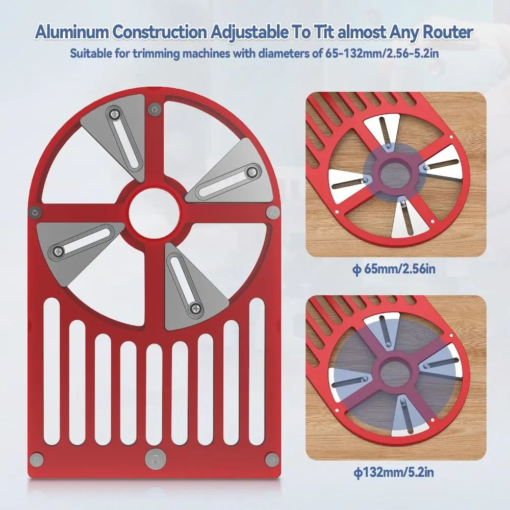 

Aluminum Alloy Trimming Machine Base Plate Stable Support Anti Corrosive Workbench Base Plate Wide Compatibility
