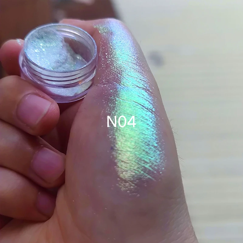 Metallic Laser Glitter Pigment Eyeshadow Powder Chameleon Ultra-fine Highlighter Pigment For Women Eye Makeup Accessories