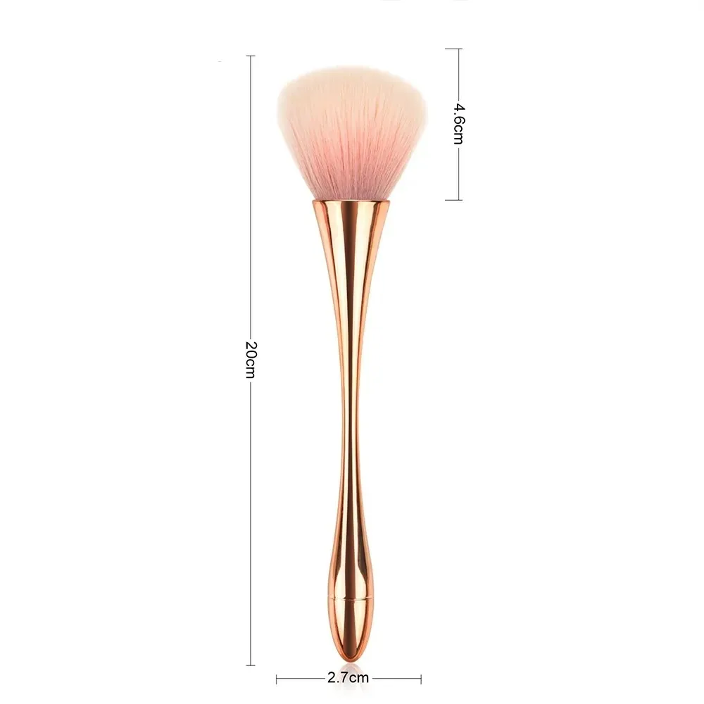 1pc Professional Powder Powder Blush Brush Big Size Soft Fluffy Nail Dust Cleaning Brush Women Girls DIY Make Up Beauty Tools