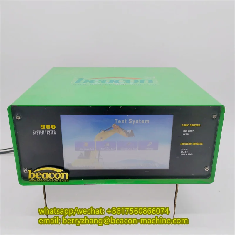 Beacon HEUI Injector Tester Touch Screen Type CAT900 Diesel Tester for CAT C7 C9 HEUI 320D