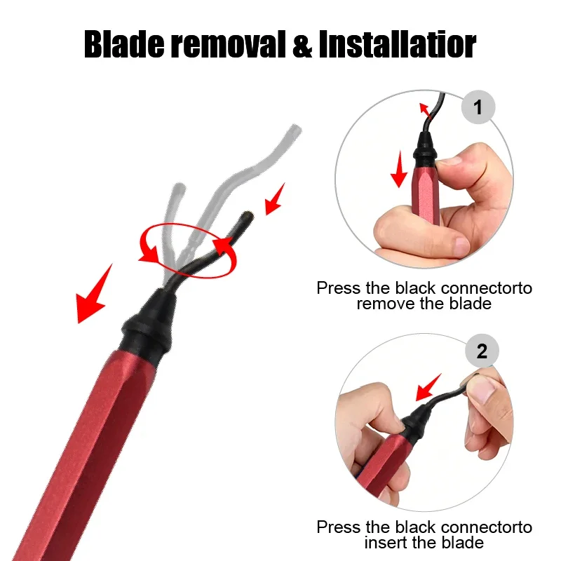 Handheld Aluminum Trimming Knife Metal Plastic Deburring Tool Edge Chamfering Inner Hole Scraper for Waste Edge Removal