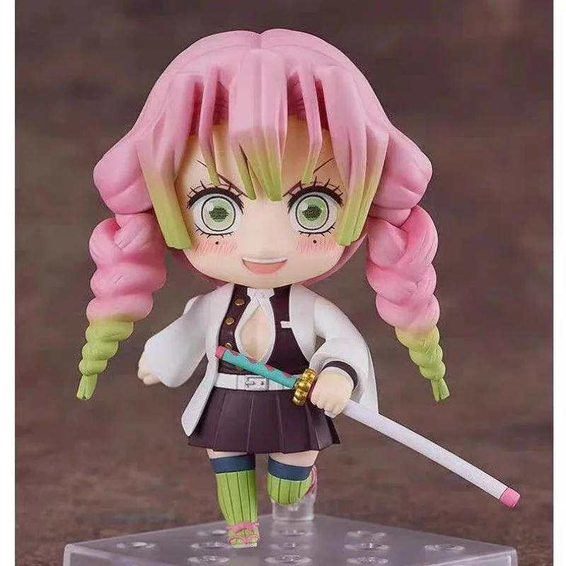 

Mini Q Version Anime Merchandise Nendoroid Kanroji Mitsuri Tokito Muichiro Shinazugawa Genya Articulated Desktop Ornament Gift