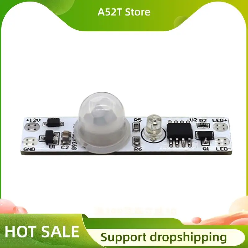 

A52T 2X DC 5-24 В 12 В PIR модуль переключателя датчика движения человека датчик движения детектор контроллер модуль переключателя