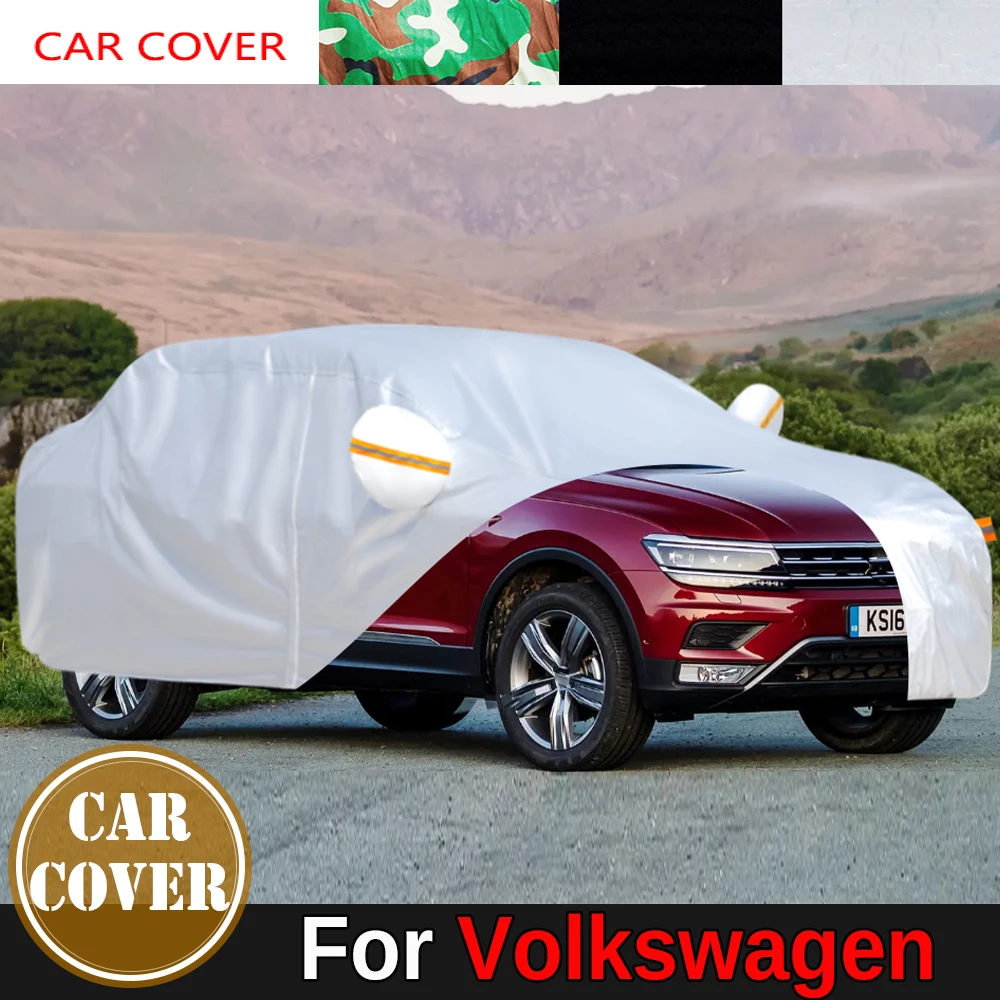 

Car Cover Auto Outdoor Sun Rain Snow Dust Protect Cover For Volkswagen VW GOL Tiguan Phaeton Rabbit T-Roc Touran Bora Caddy