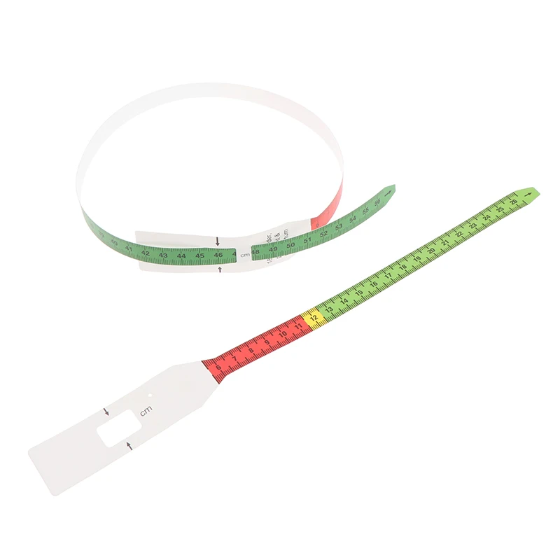 

1 шт., неразтягивающаяся пластиковая рулетка по окружности головы, линейка, детская линейка