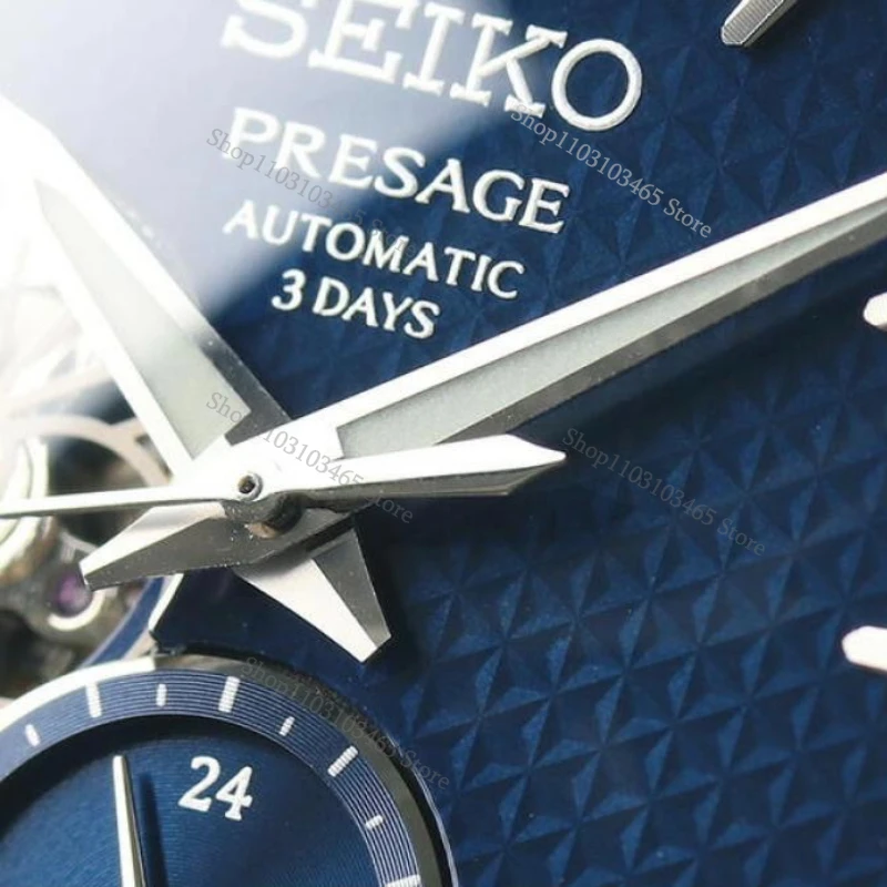 SEIKO SARJ004 Original Real Automatic Self-Wind Mechanical Men Watches Precision Steel Multifunctional Luminous Luxury Watch