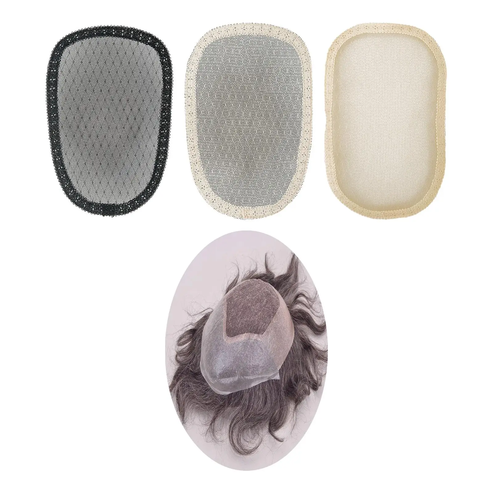 Wig Net Hair Net Soft Hairnet Caps Easy to Use Wig Caps Ponytail Net Wig Foundation Net Weaving Net for Hair Wig Making Tools