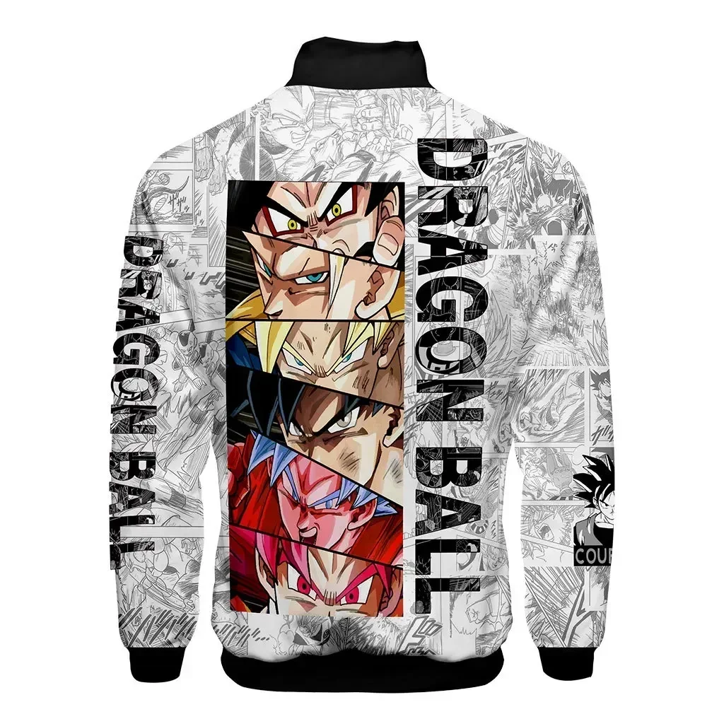 Anime Dragon Ball Z Cosplay Baseball Jacket Coat College Casual Sweatshirt Jacket Men Sungoku Tops Couple\'s Gift