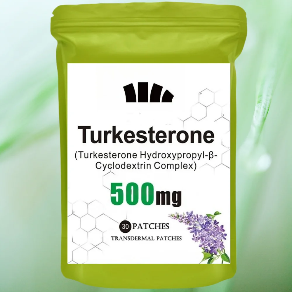 30 Patches Turkesterone Transdermal Patches Hydroxypropyl-β-cyclodextrin Complex Improve Lean Muscle Mass, Exercise Performance