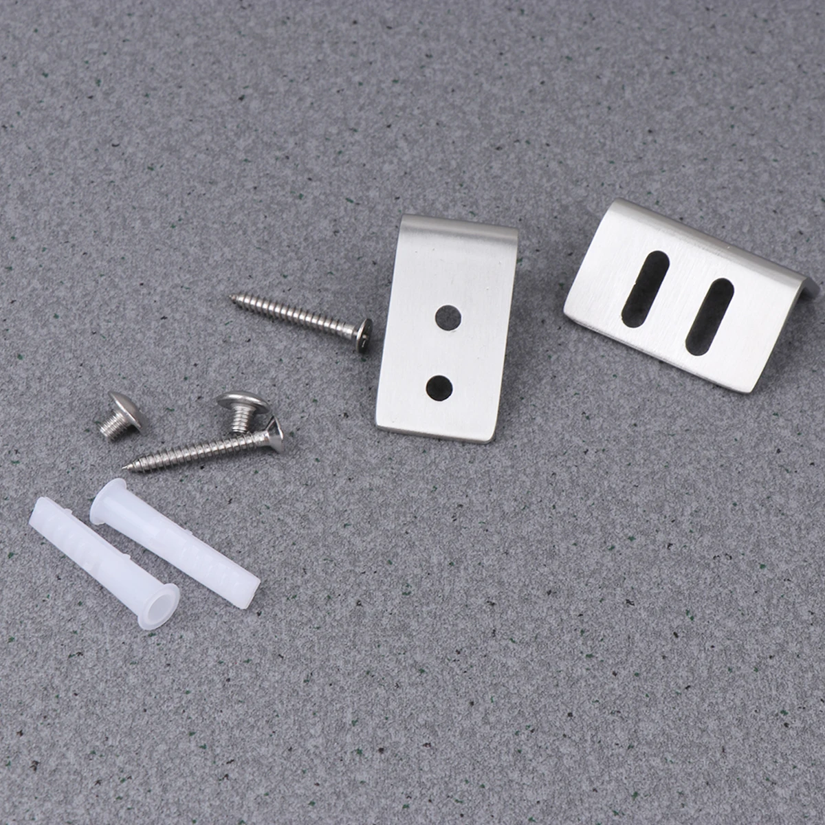 

Sliding Barn Door Guide Heavy Duty Floor Mount Adjustable Width Protector Silver Door Hardware Modern Durable Solution