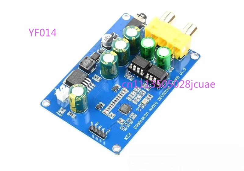 ES9018K2M Audiophile Grade I2S Hi-Fi Audio DAC Decoder Board 32Bit 384kHz DSD256 Stereo DAC Module
