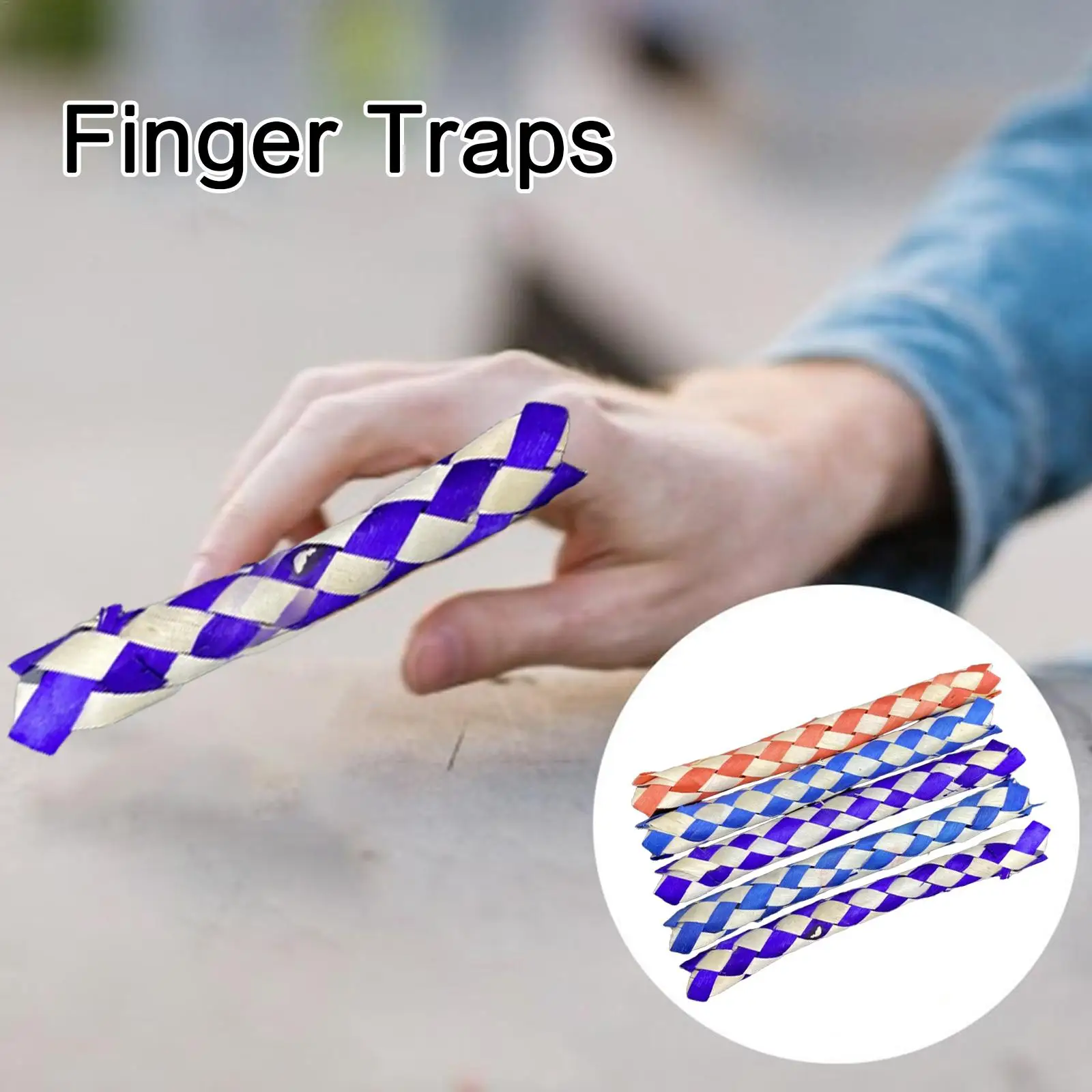 15cm Prank Chinese Finger Traps Chinese Bamboo Tube Kids Replacement Novelty Finger Traps Gadgets Novelties Toys Pranks Pra M1Z2