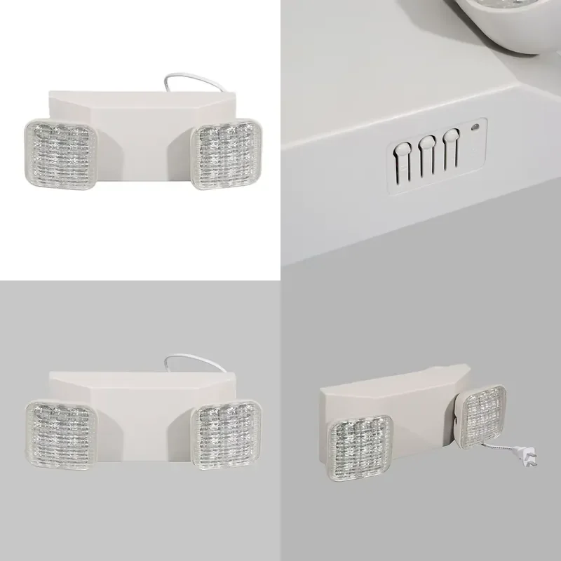 for LED Emergency Light Double Lighting with Rechargeable Battery Fire Safety Lamp Wholesale Price