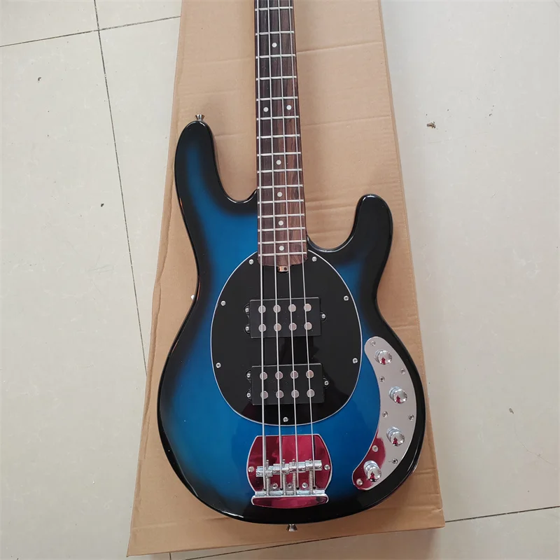 Classic Production 4-string Bass, Block Pickup. Active Amplification Of Sound Lines, In Stock