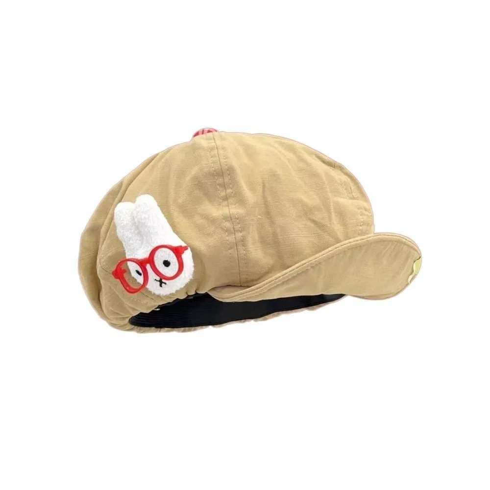 Casual Cute Rabbit Cloud Berets Japanese Style Sweet Octagonal Caps Lovely Y2k Painter Hat Spring Summer