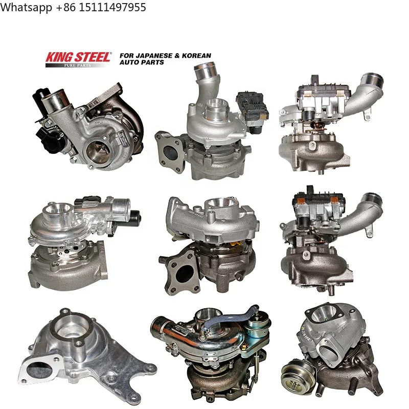Engine Turbo Charger Car Turbocharger & Parts for Toyta Hilux 2kd 1kd Nisan Navara Mitsubish L300 Pajero Hyudai H1 Civic