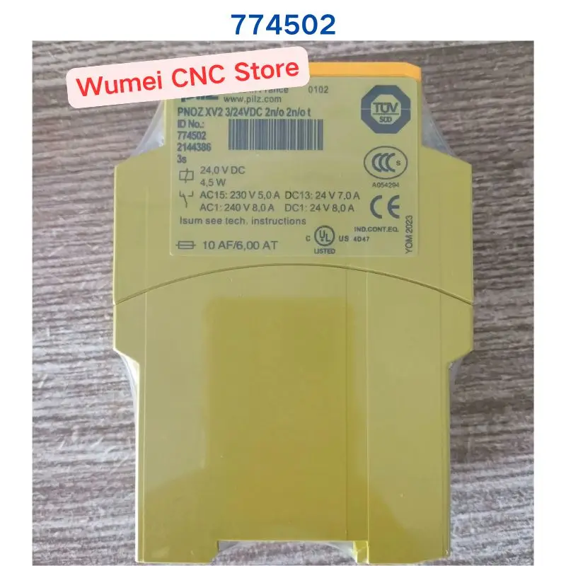 Brand new inventory for PILZ relay  PNOZ XV2  774502 1 piece