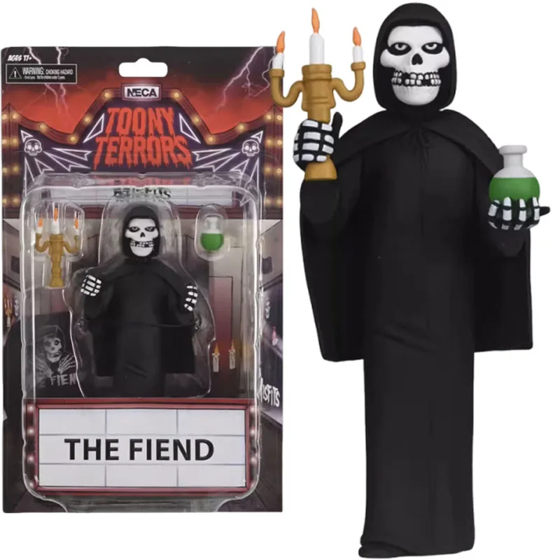 

Toony Terrors The Fiend Black Phone The Grabber Figurine NECA Model Anime Action Figuras Collectible Doll Ornament Original Gift