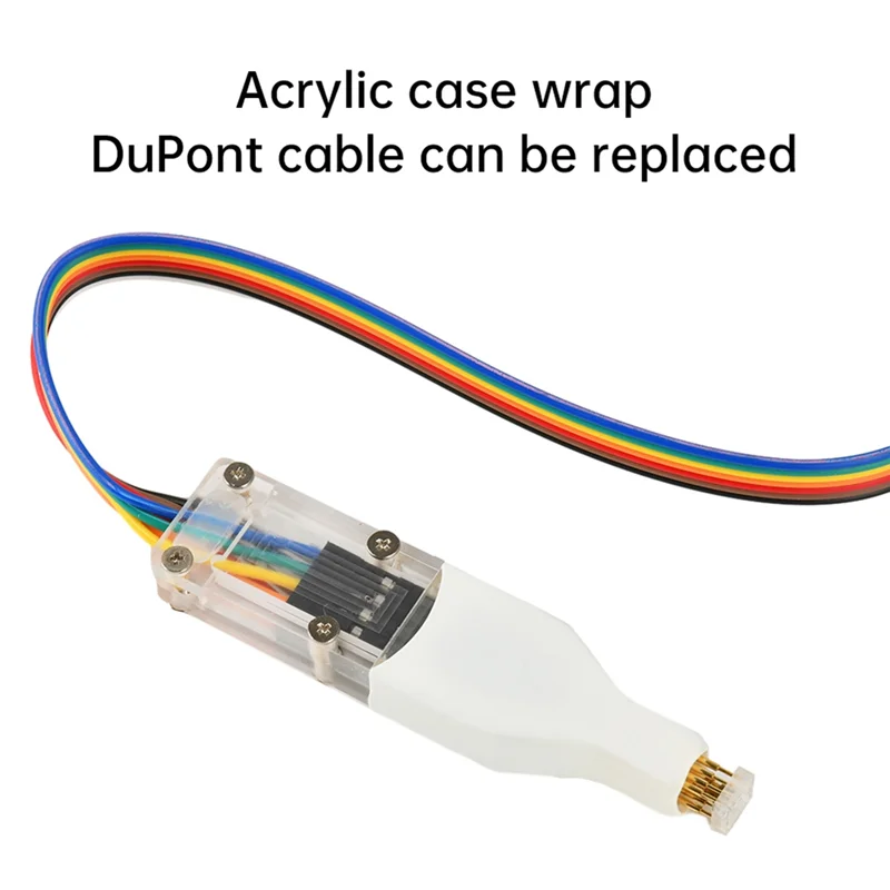 A25F-WSON8 clipe de teste fio smd pino de mola burn-in ler/escrever programador de sonda de teste adequado para teste gravação programa burn-in