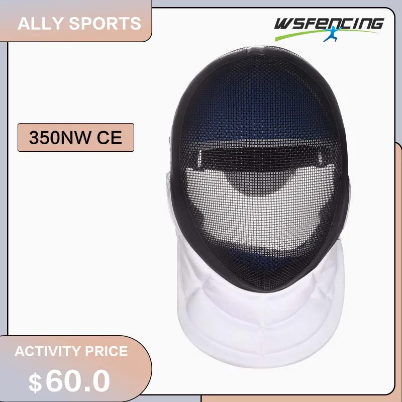 WSFENCING Fencing mask 350NW epee helmet adult children face protection CE certified fencing equipment