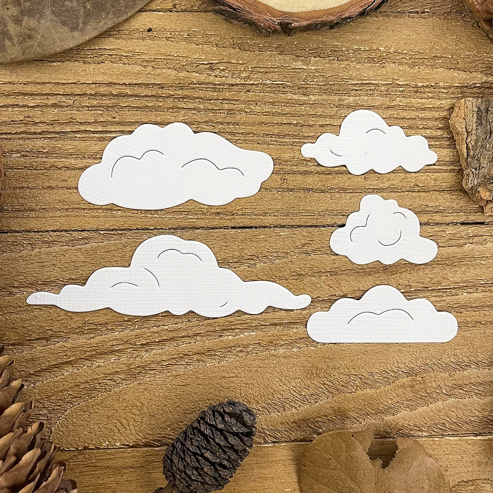 Clouds gather Metal Cutting Dies Stencils for DIY Scrapbooking Decorative Embossing DIY Paper Cards