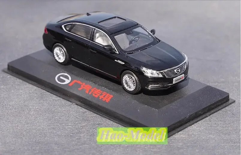 1:43 para GA8 Trumpchi aleación Diecast Metal modelo coche juguetes niños regalos de cumpleaños Hobby exhibición colección adornos negro