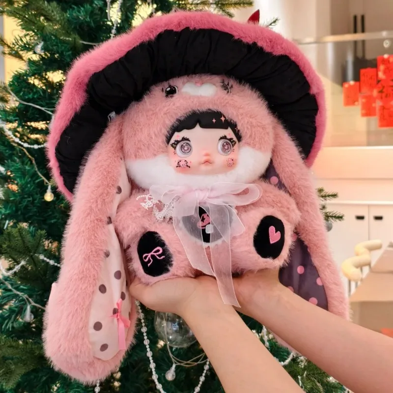 

NOMMI 400% V2 Mushroom Cup Series Blind Box Jumbo Kawaii Plush Doll Collectible Anime Decor Surprise Gift for Girls Kid Birthday