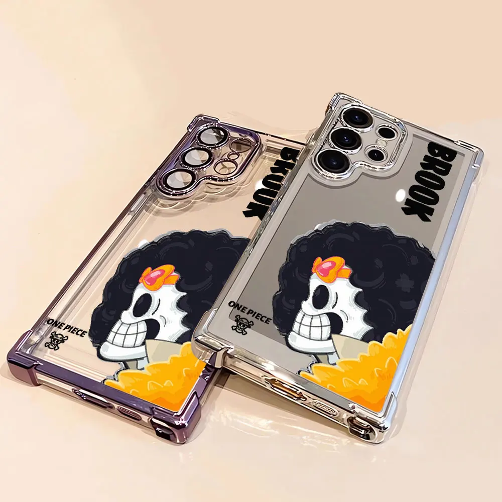 Coque souple pour Samsung Galaxy S23 S25 Edge S24 S22 Ultra S21 Plus S20 FE, une pièce, profil Brook S