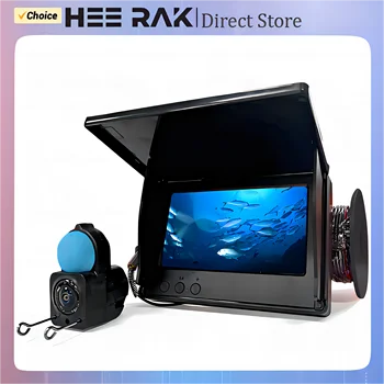 HEERAK ポータブル魚深探知機水ハンドヘルド 1080P 4.3 インチ LCD 魚群探知機水中 220 °   ナイトビジョン付き釣りカメラ